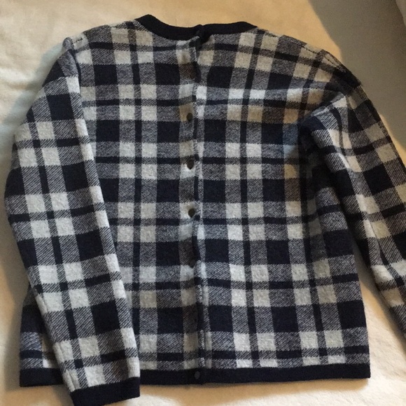 Madewell plaid sweater size S - Picture 2 of 4